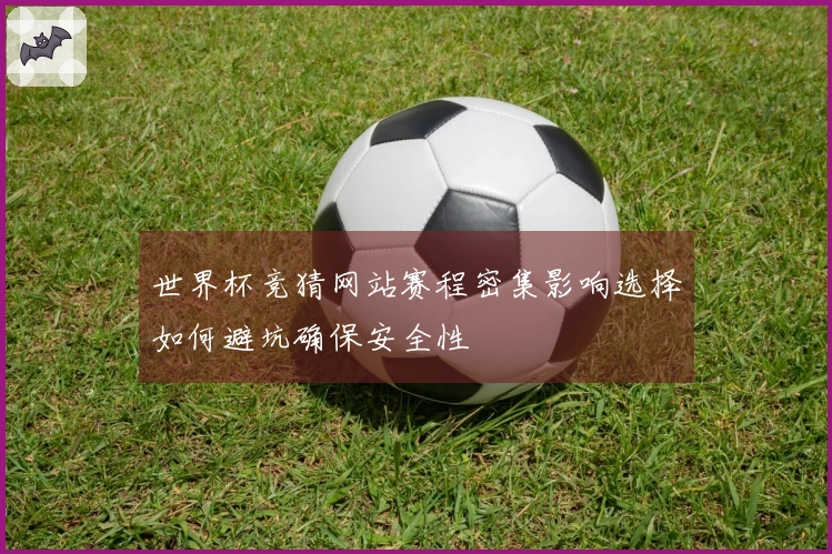 世界杯竞猜网站赛程密集影响选择如何避坑确保安全性